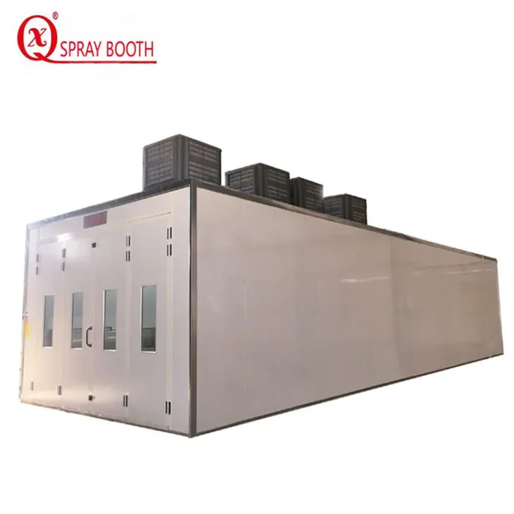 Cabina de pintura de filtración de agua